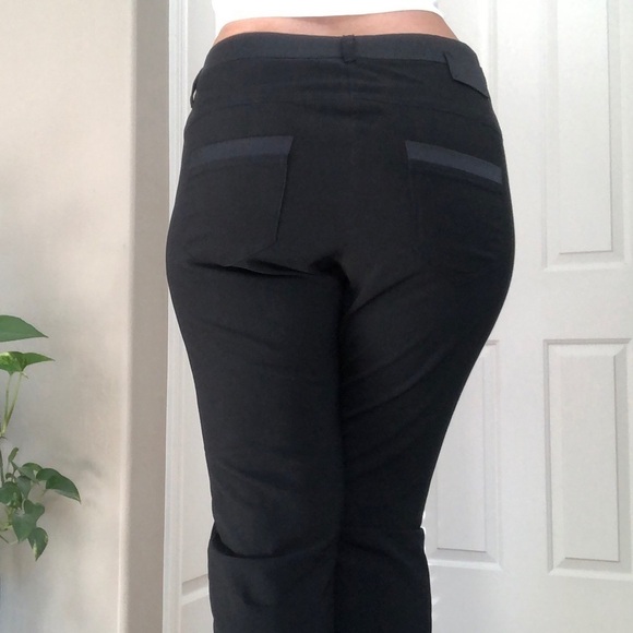 COTELAC tuxedo boyfriend black pants, no iron, size S/M(27) - Picture 7 of 16